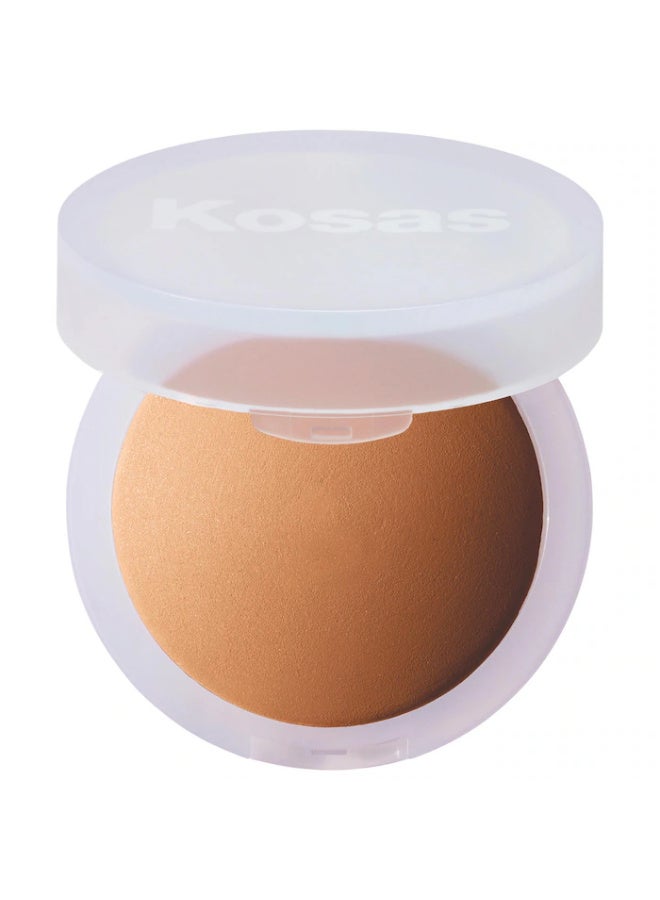 Kosas مجموعة سحابة بودرة تثبيت ونعومة مخبوزة، ناعمة 9.5 جرام - Image 1